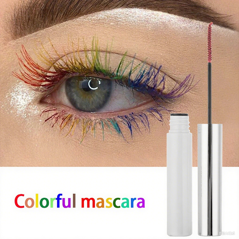 Magic Color-Changing Mascara - Goes On Clear, Reveals Vibrant Hues (No Clumps! 12HR Wear)