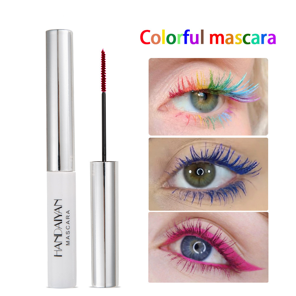 Magic Color-Changing Mascara - Goes On Clear, Reveals Vibrant Hues (No Clumps! 12HR Wear)