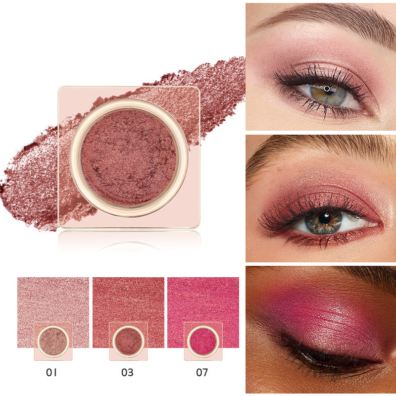 Ultra-Pigmented Monochrome Shimmer Eyeshadow - 1-Swipe High-Impact Glow (24HR Wear) Vegan & Crease-Proof