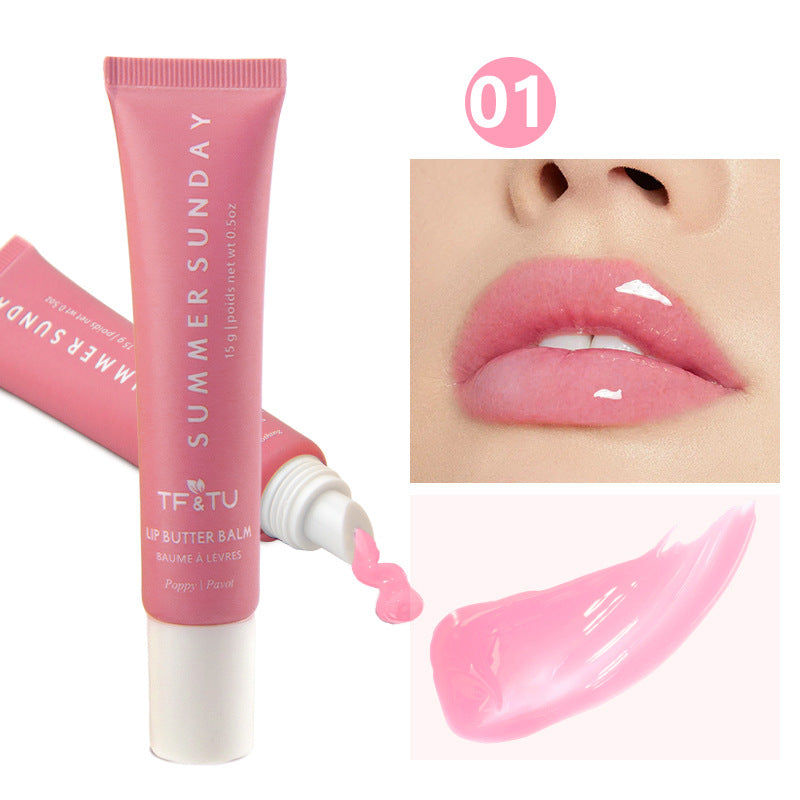 6-Color Tinted Lip Gloss Balm Set - Hydrating & Non-Sticky (Summer Fridays Dupe) Vegan, Plumping, All-Day Wear