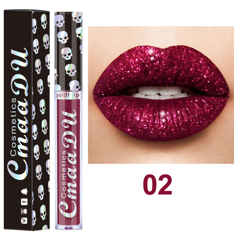 2025 Trend: Sparkle Red Lip Gloss | Long-Lasting Glitter Formula for Bold Lips