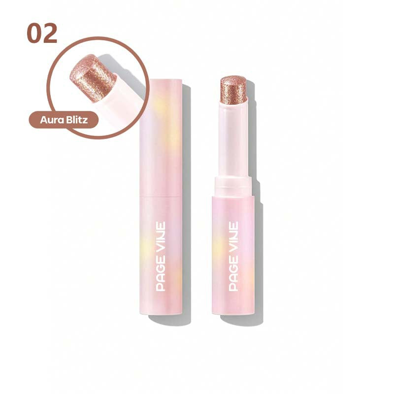 3 - in - 1 Shimmer Beauty Stick: Eyeshadow, Highlight & Lip Glow