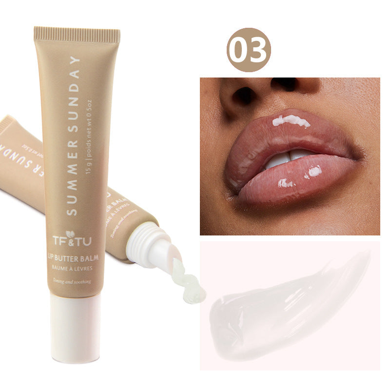 6-Color Tinted Lip Gloss Balm Set - Hydrating & Non-Sticky (Summer Fridays Dupe) Vegan, Plumping, All-Day Wear