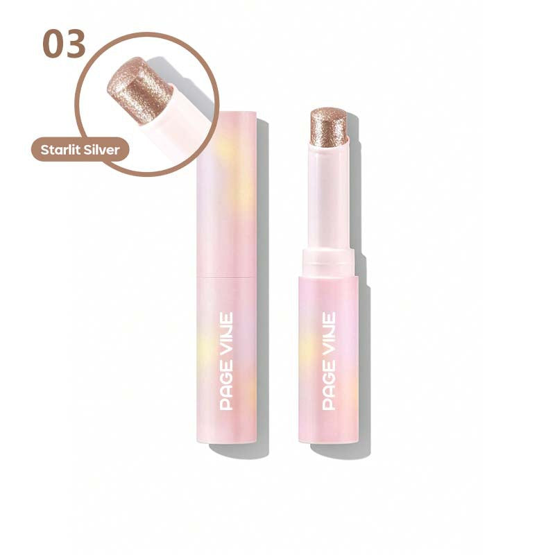 3 - in - 1 Shimmer Beauty Stick: Eyeshadow, Highlight & Lip Glow
