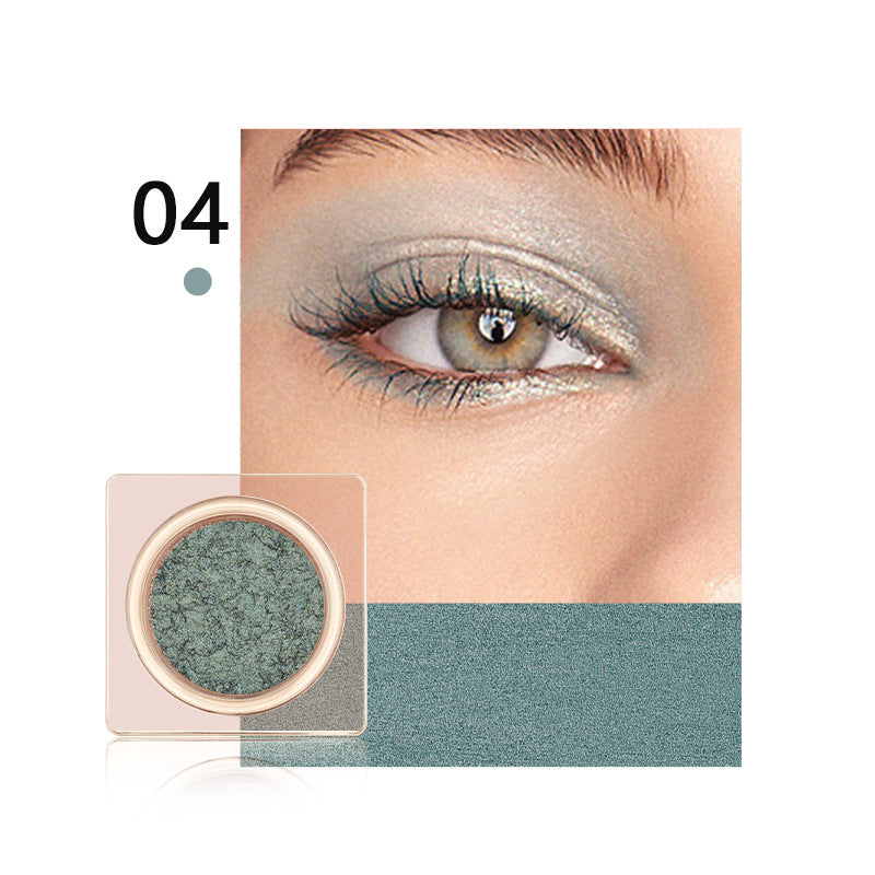 Ultra-Pigmented Monochrome Shimmer Eyeshadow - 1-Swipe High-Impact Glow (24HR Wear) Vegan & Crease-Proof