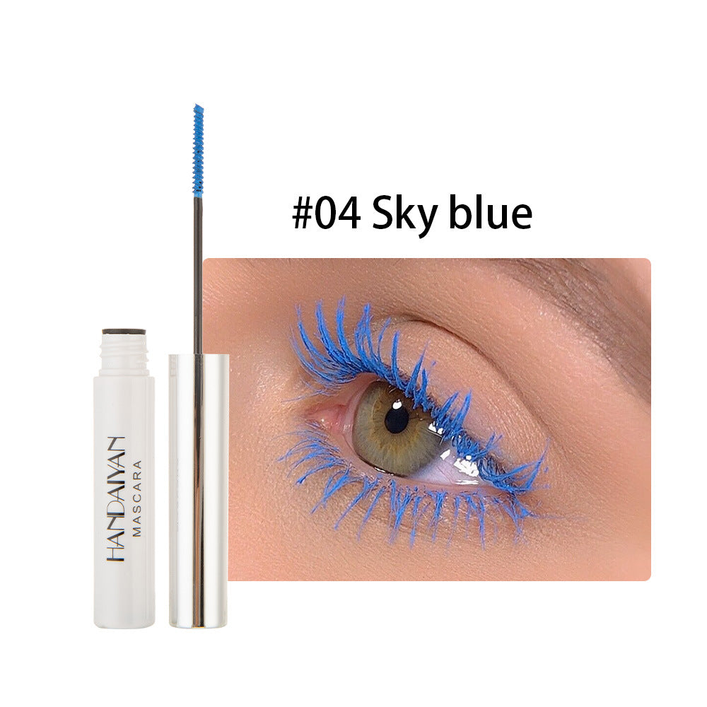 Magic Color-Changing Mascara - Goes On Clear, Reveals Vibrant Hues (No Clumps! 12HR Wear)