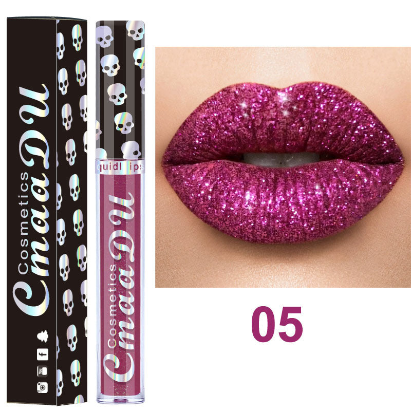 2025 Trend: Sparkle Red Lip Gloss | Long-Lasting Glitter Formula for Bold Lips