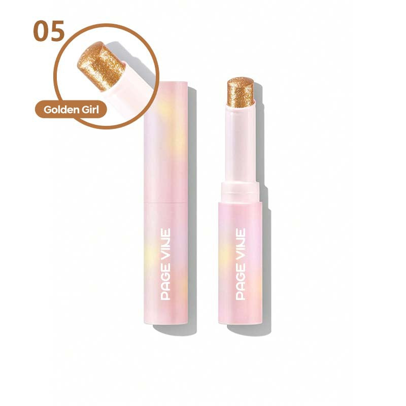3 - in - 1 Shimmer Beauty Stick: Eyeshadow, Highlight & Lip Glow