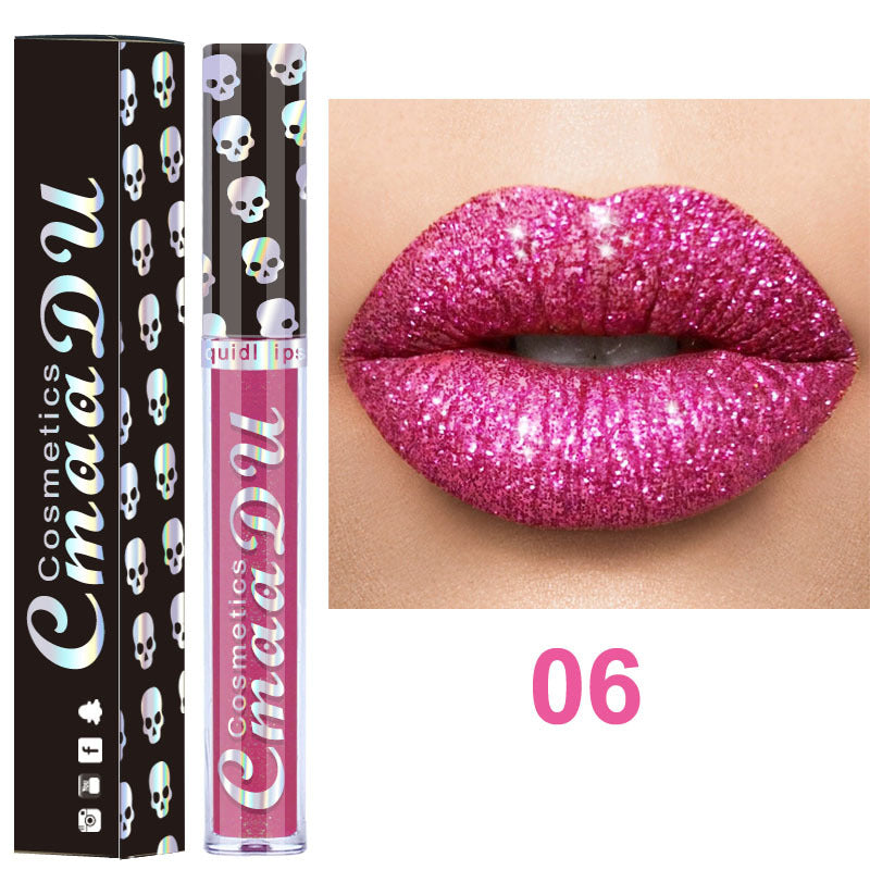 2025 Trend: Sparkle Red Lip Gloss | Long-Lasting Glitter Formula for Bold Lips