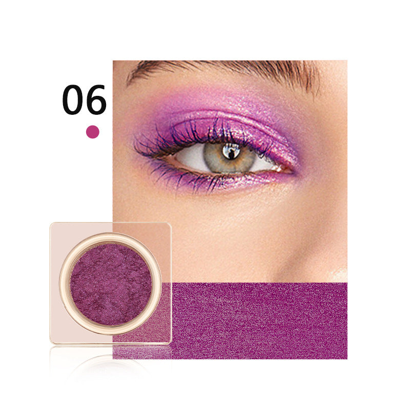 Ultra-Pigmented Monochrome Shimmer Eyeshadow - 1-Swipe High-Impact Glow (24HR Wear) Vegan & Crease-Proof