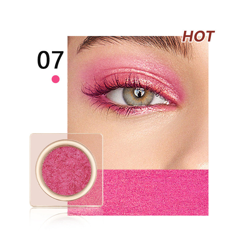 Ultra-Pigmented Monochrome Shimmer Eyeshadow - 1-Swipe High-Impact Glow (24HR Wear) Vegan & Crease-Proof