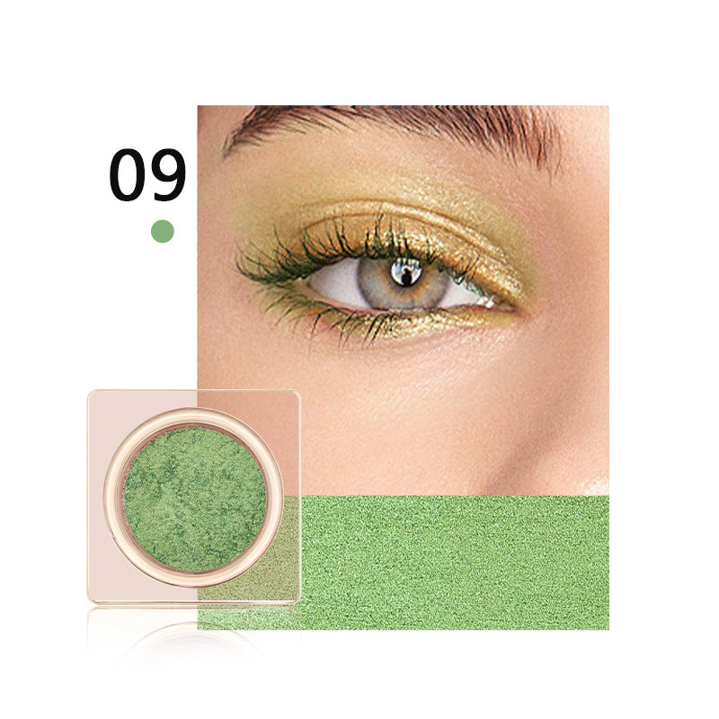 Ultra-Pigmented Monochrome Shimmer Eyeshadow - 1-Swipe High-Impact Glow (24HR Wear) Vegan & Crease-Proof