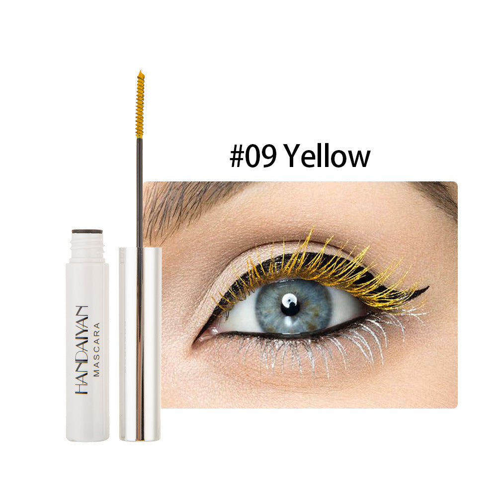 Magic Color-Changing Mascara - Goes On Clear, Reveals Vibrant Hues (No Clumps! 12HR Wear)