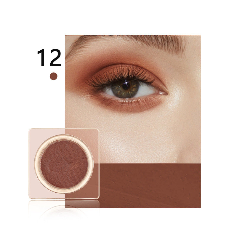 Ultra-Pigmented Monochrome Shimmer Eyeshadow - 1-Swipe High-Impact Glow (24HR Wear) Vegan & Crease-Proof