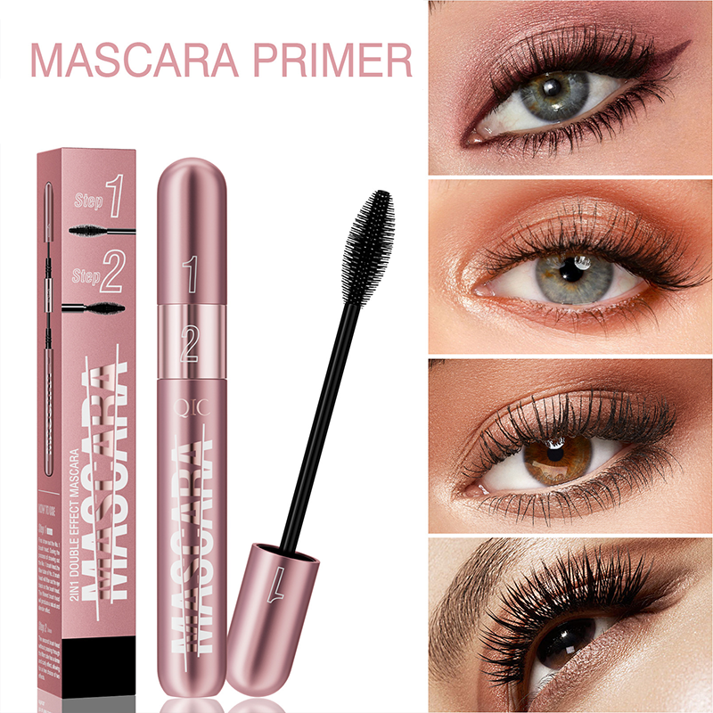 2 - in - 1 Lash Boost Mascara: Lengthening & Volumizing Magic