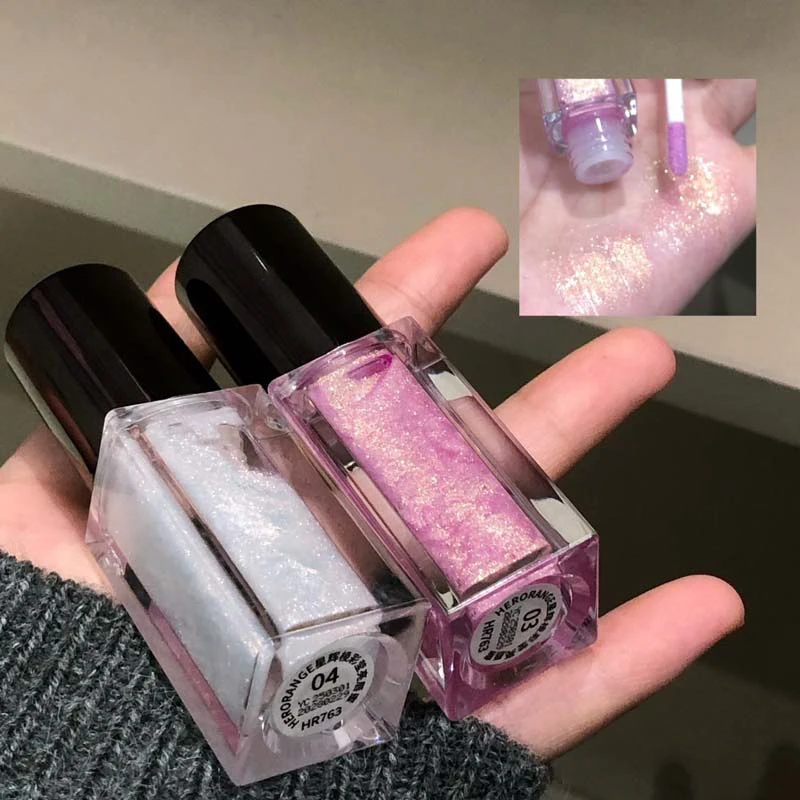 Holographic Lip Gloss - Iridescent Pearl & Glitter, Plumping Non-Sticky Formula Glass Shine Effect, Vegan & Cruelty-Free