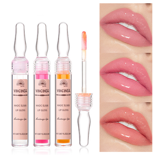 Magic Elixir Moisturizing Lip Gloss:Nourishing Lip Gloss for a Mirror - Finish