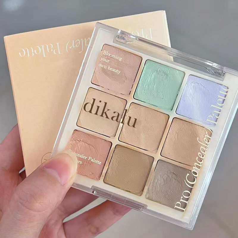 【Beginner-Friendly】9-Color Concealer Palette: Target Spots & Dark Circles with Precision