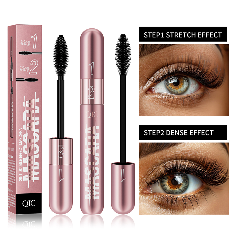 2 - in - 1 Lash Boost Mascara: Lengthening & Volumizing Magic