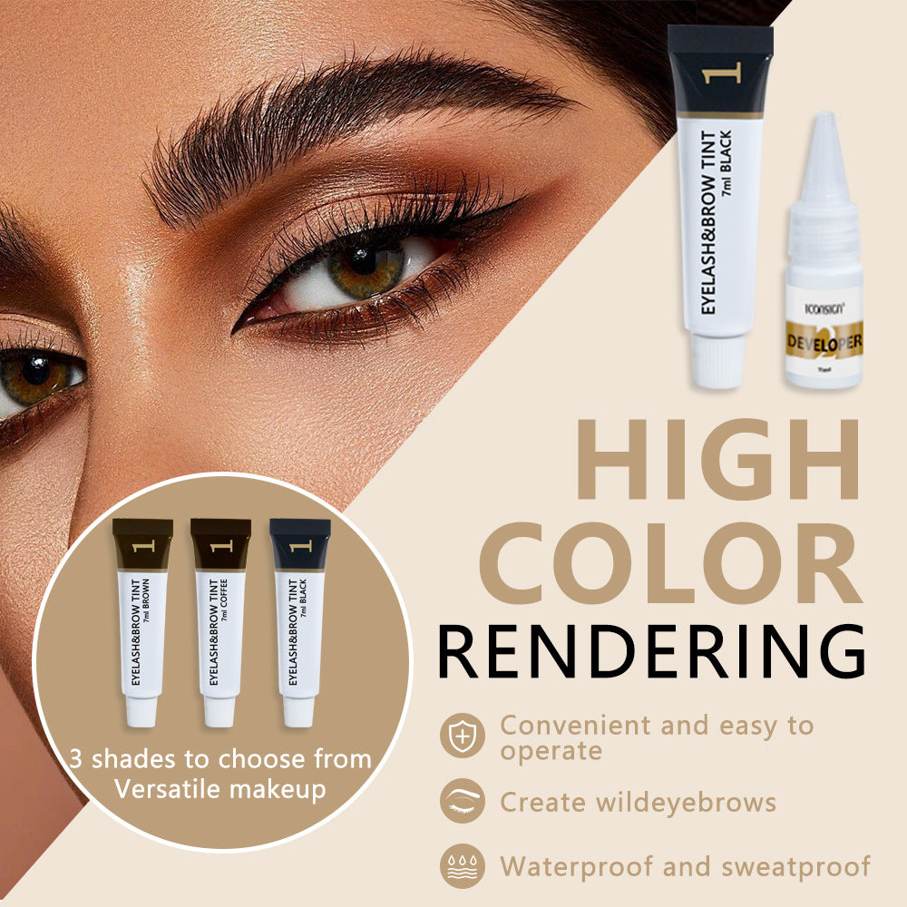 Lash and Brow Dye Set: High - Quality Pigmentation for Perfect Look