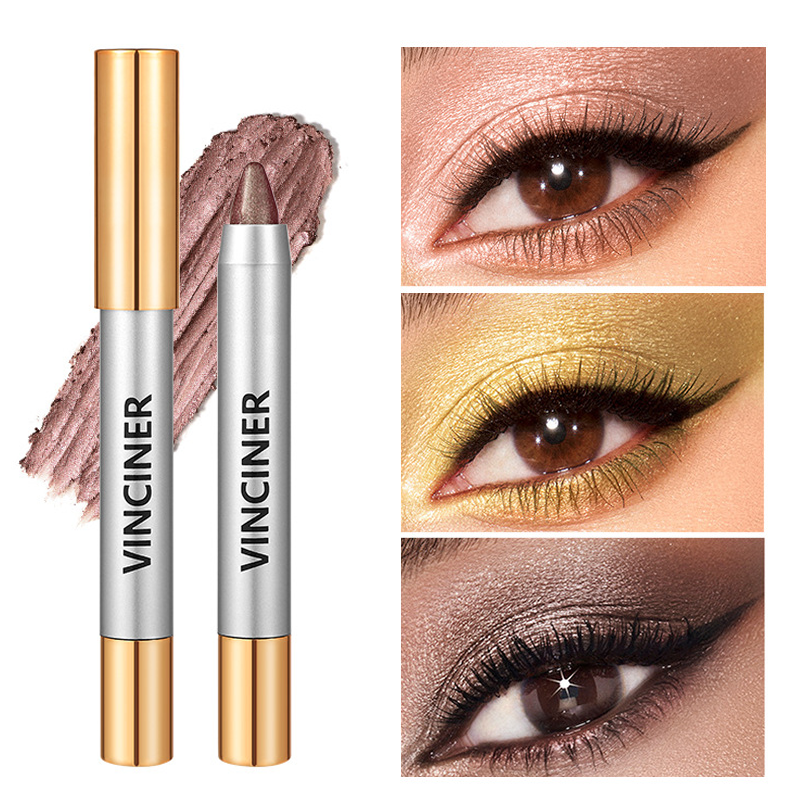 Multi - Tone Eyeshadow Crayon: Effortless Shimmery Eye Makeup