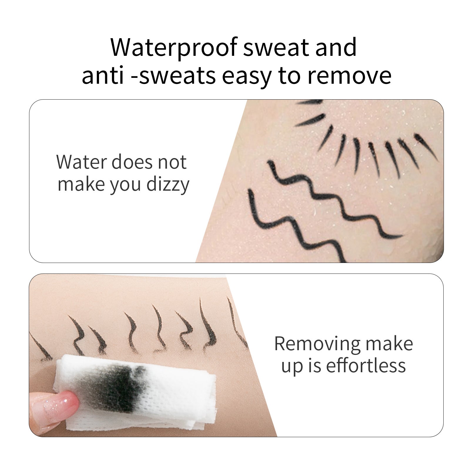 Professional Liquid Eyeliner Pen - 0.1mm Ultra Fine Tip, Waterproof & Smudge Proof