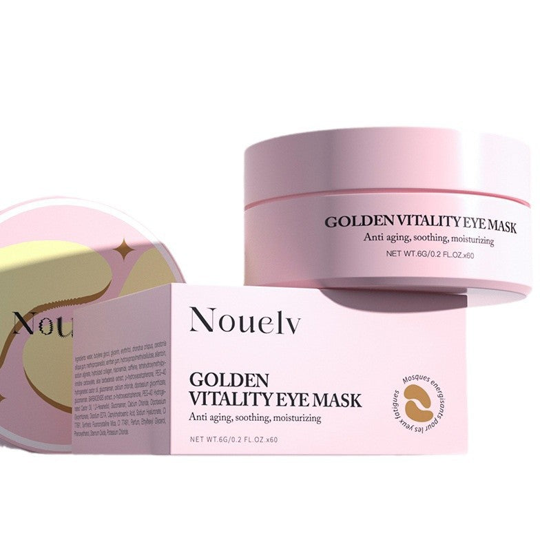 Under Eye Mask - Travel Essentials - Birthday Gifts for Women - Gel Eye Patches for Dark Circles, Puffy Eyes, Wrinkles, Undereye Bags - Vegan - Self Care (30 Pairs, Gold)