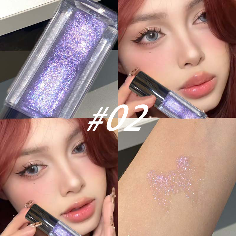 Y2K Holo Lip Oil Gloss: Plumping & Glass Shine