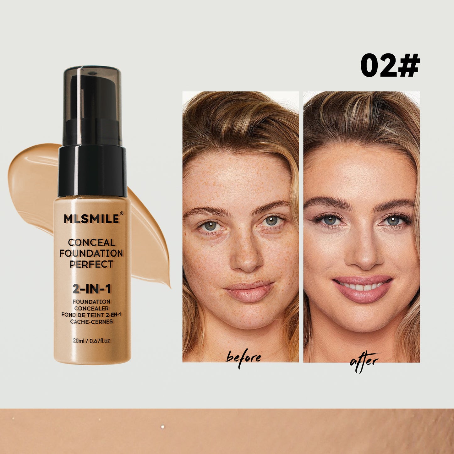 16H Wear Matte Foundation-Full Coverage, Lightweight & Natural Finish