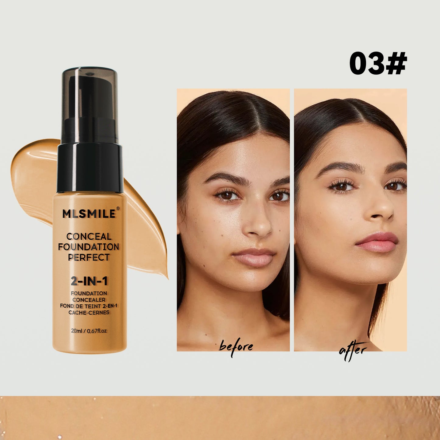 16H Wear Matte Foundation-Full Coverage, Lightweight & Natural Finish