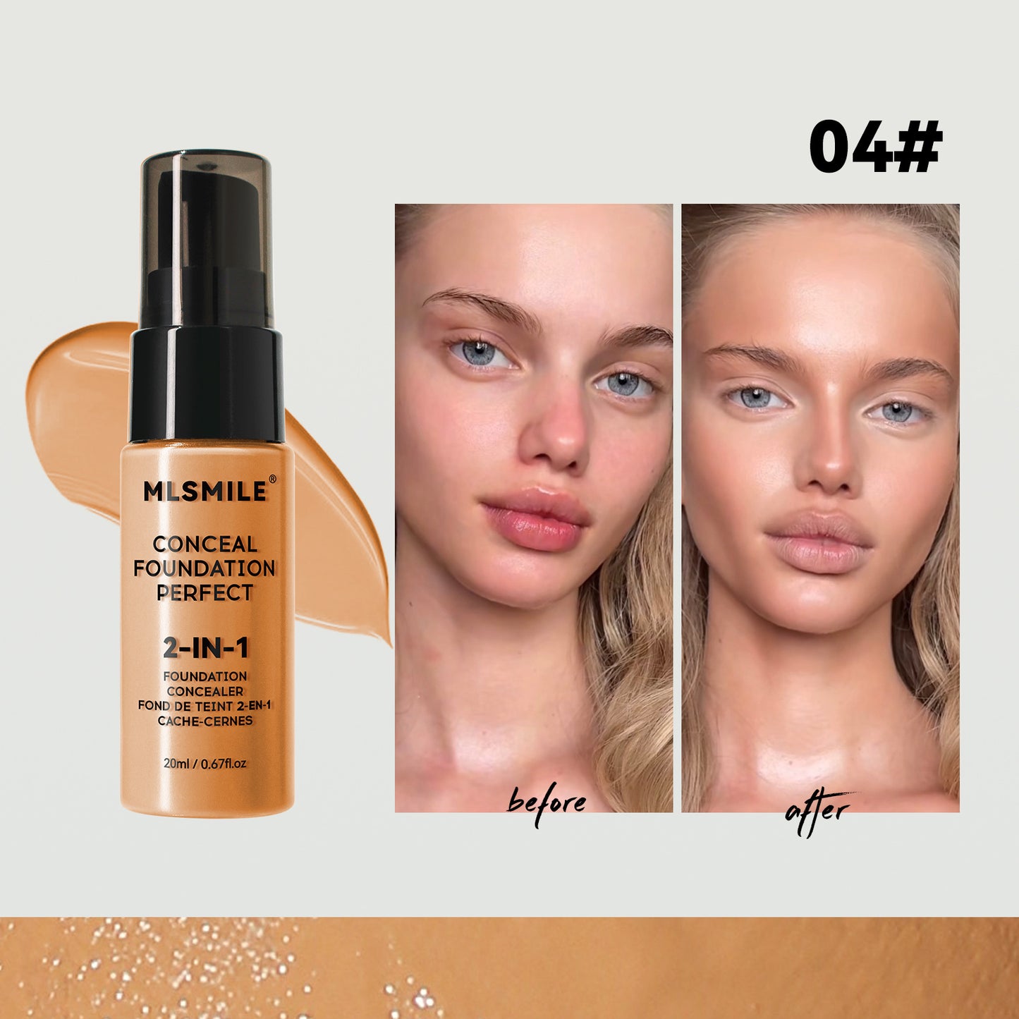 16H Wear Matte Foundation-Full Coverage, Lightweight & Natural Finish