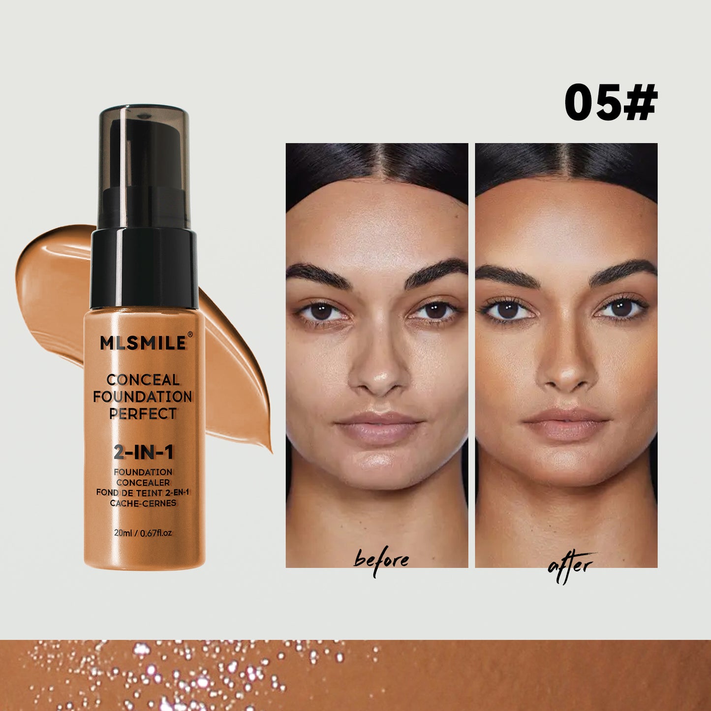 16H Wear Matte Foundation-Full Coverage, Lightweight & Natural Finish