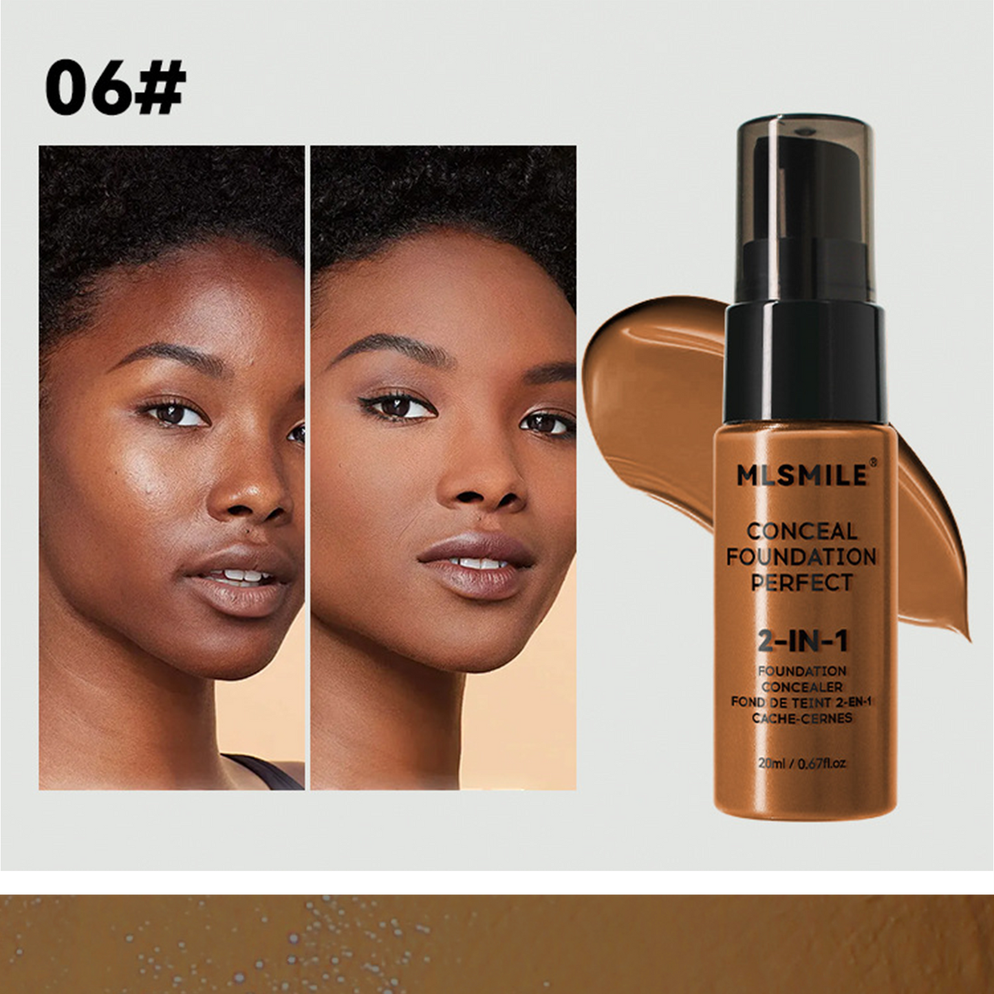 16H Wear Matte Foundation-Full Coverage, Lightweight & Natural Finish