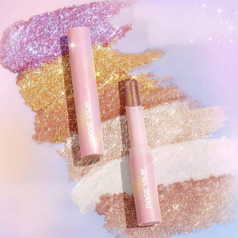 3 - in - 1 Shimmer Beauty Stick: Eyeshadow, Highlight & Lip Glow