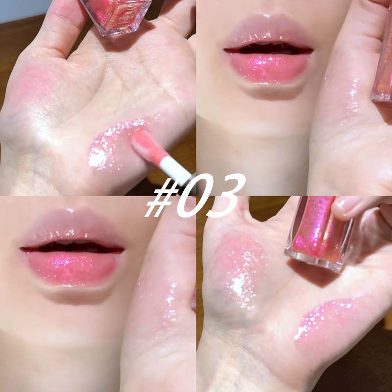 Y2K Holo Lip Oil Gloss: Plumping & Glass Shine
