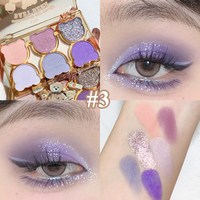 For Beginners! Working Bear 6 - Color Eyeshadow | Pink - Purple - Blue Clash Y2K Look In 3 Steps