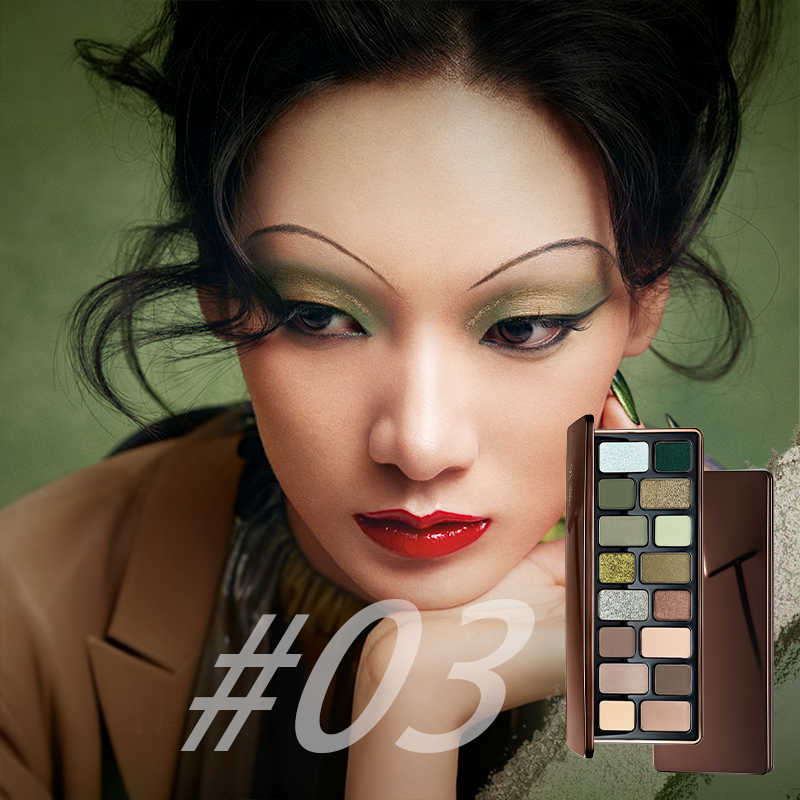 [Milieu Makeup] Y2K Dream Eyeshadow Palette - 16 Colors, 90s Inspired