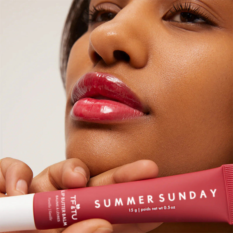 6-Color Tinted Lip Gloss Balm Set - Hydrating & Non-Sticky (Summer Fridays Dupe) Vegan, Plumping, All-Day Wear