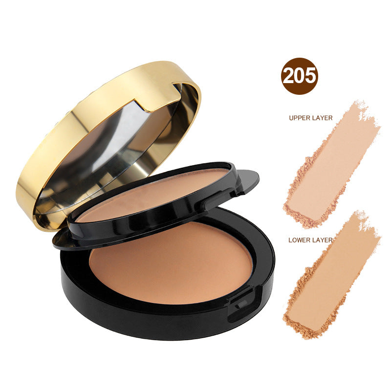 2025 Must-Have:2-in-1 Compact Powder - Lightweight & Long-Lasting  No Caking, Natural Matte Finish