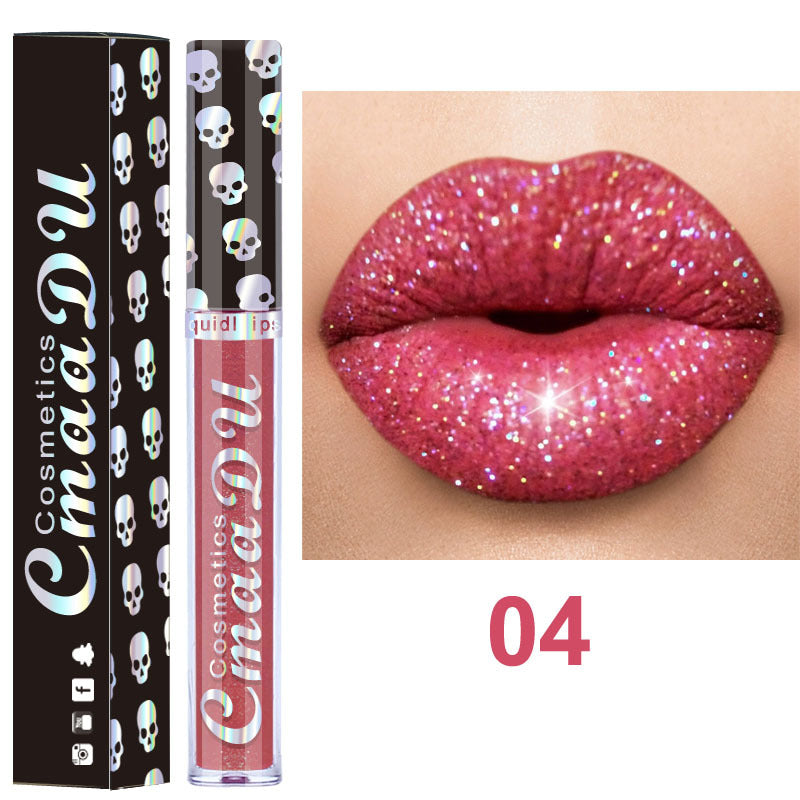 2025 Trend: Sparkle Red Lip Gloss | Long-Lasting Glitter Formula for Bold Lips
