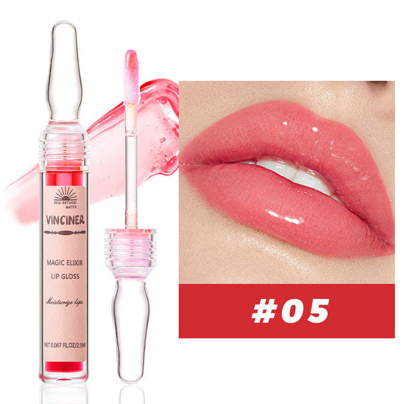 Magic Elixir Moisturizing Lip Gloss：Nourishing Lip Gloss for a Mirror - Finish