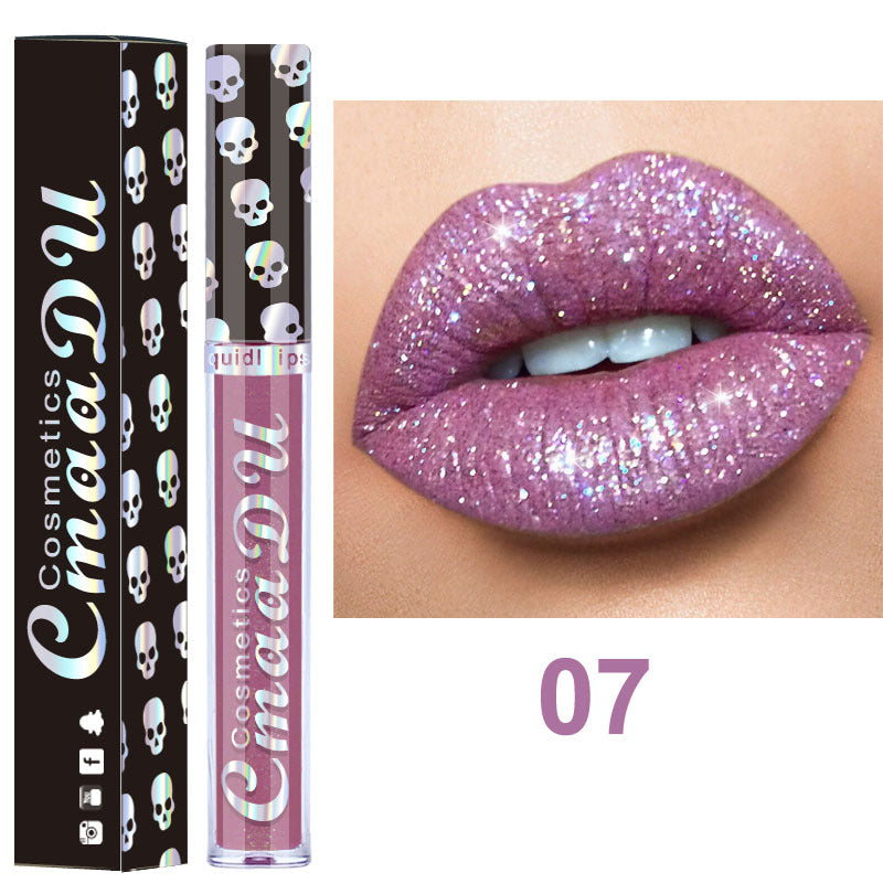 2025 Trend: Sparkle Red Lip Gloss | Long-Lasting Glitter Formula for Bold Lips