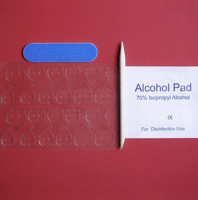 Cupid's Arrival Press-On Nails – Diamond Whisper Design