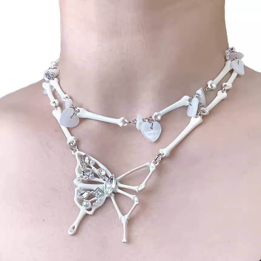 Butterfly Chain Necklace – Sweet Goth Style