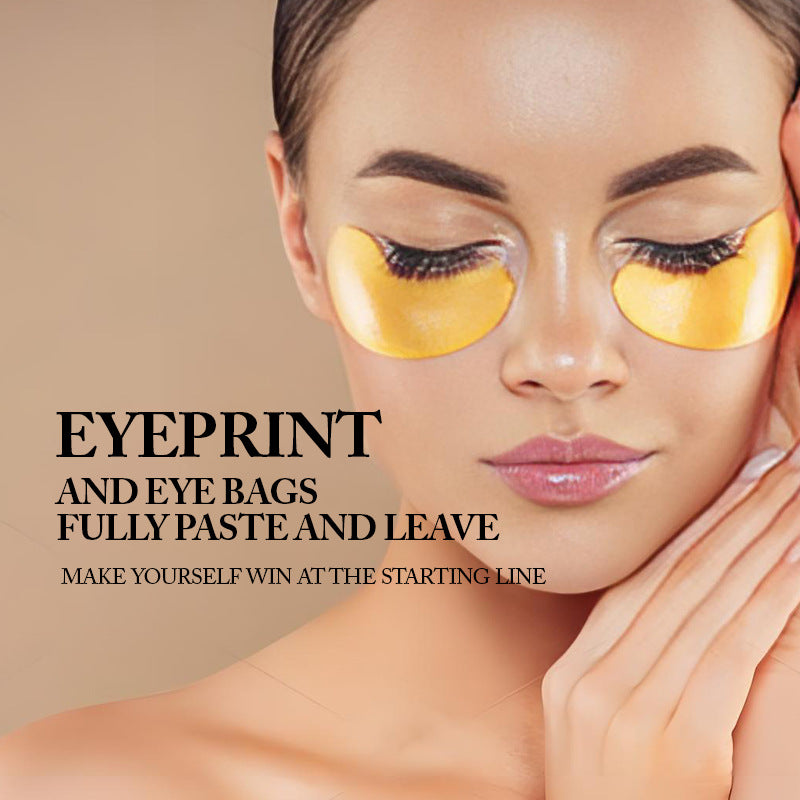 Under Eye Mask - Travel Essentials - Birthday Gifts for Women - Gel Eye Patches for Dark Circles, Puffy Eyes, Wrinkles, Undereye Bags - Vegan - Self Care (30 Pairs, Gold)