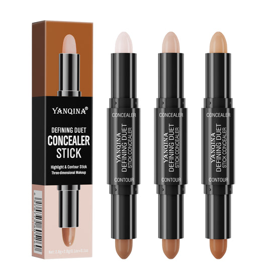 Beginner Contour Stick: Easy-Blend & Natural-Shade, 2-in-1 for Defined Shadows
