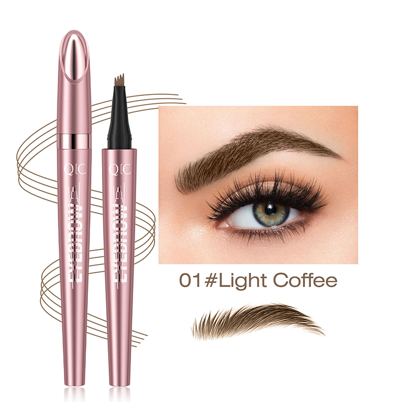 4 - Color Eyebrow Pen: Ultra - Fine 4 - Tip for Flawless Brows