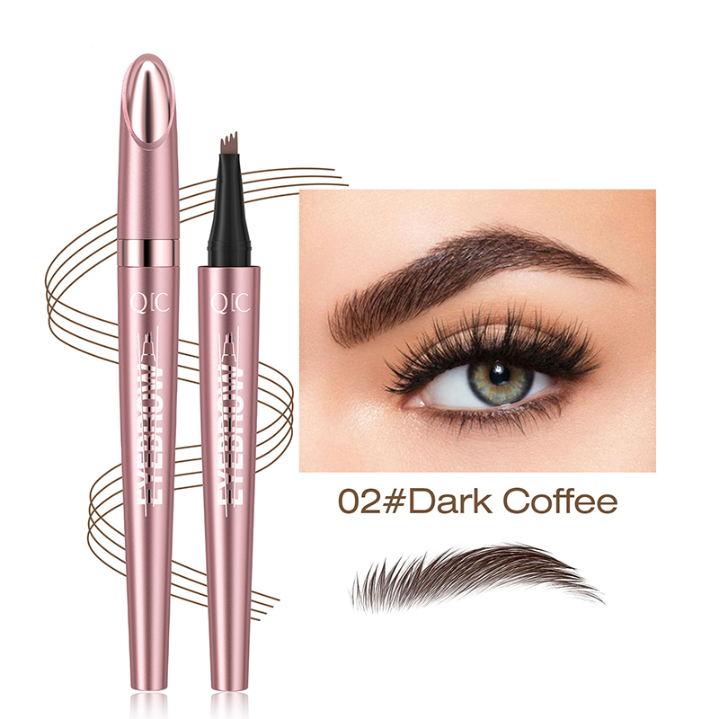 4 - Color Eyebrow Pen: Ultra - Fine 4 - Tip for Flawless Brows