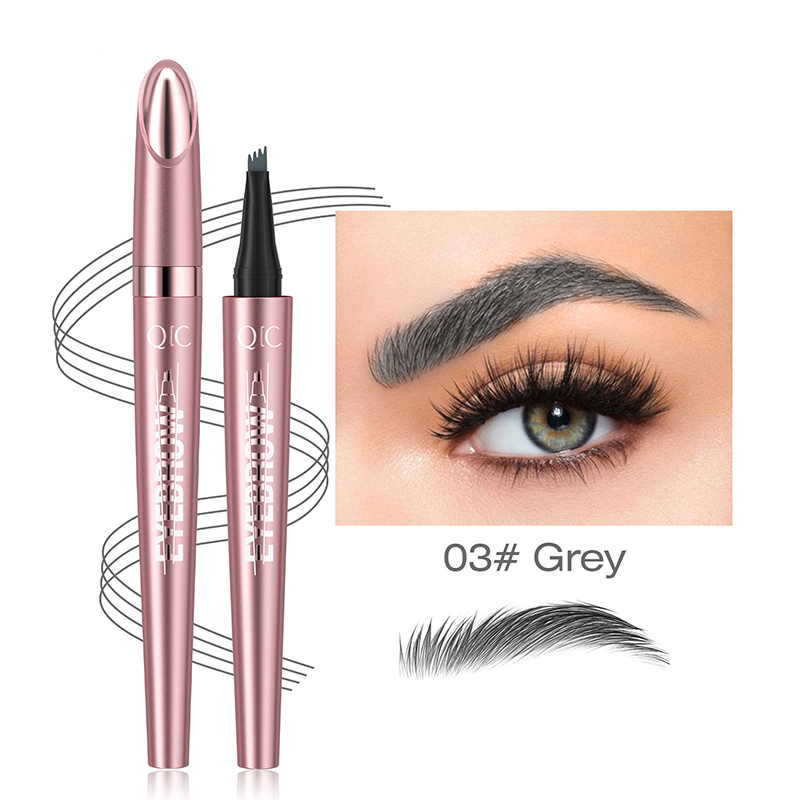 4 - Color Eyebrow Pen: Ultra - Fine 4 - Tip for Flawless Brows