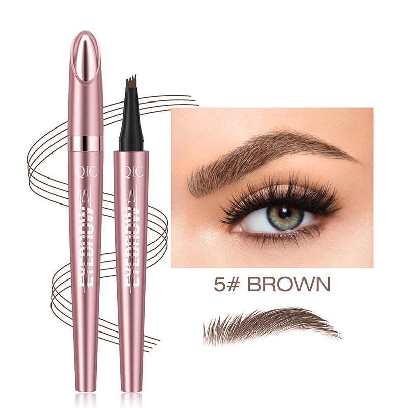 4 - Color Eyebrow Pen: Ultra - Fine 4 - Tip for Flawless Brows